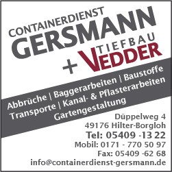 Containerdienst Gersmann + Tiefbau Vedder
