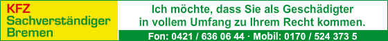 KFZ Sachverständiger Bremen