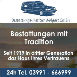 Bestattungs-Institut Wolgast GmbH Gabriele Wolgast