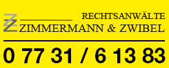 Zimmermann Hans  u. Florian Zwibel Thomas Rechtsanwälteälte